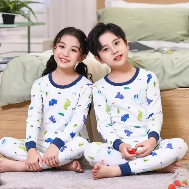 Children's pajamas with long sleeves for boys and girls