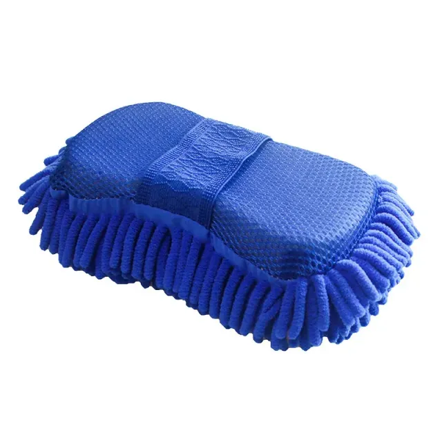 Éponge de lavage en microfibre pour voiture avec gants de nettoyage pour un entretien détaillé