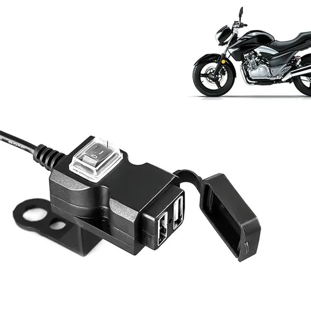 Dual USB charger for motorcycles A1852