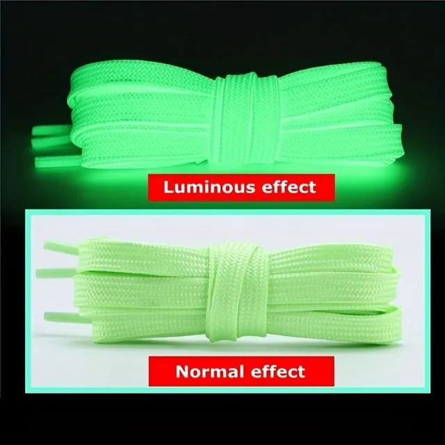 1 pair Lighting flat shoelaces for low canvas shoes, sneakers and casual shoes