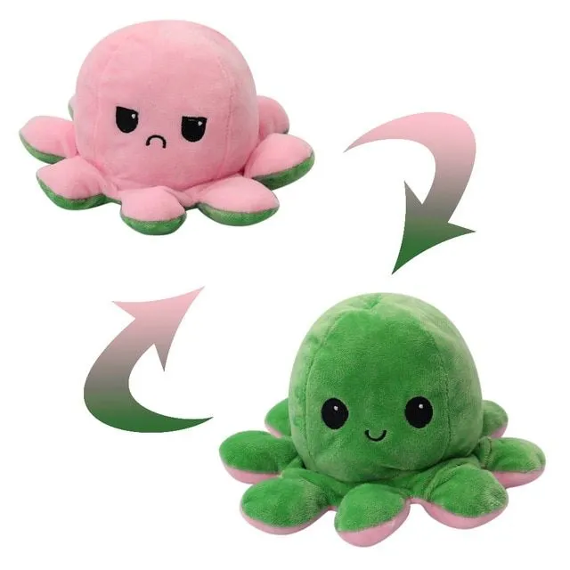 Reversible octopus plushie