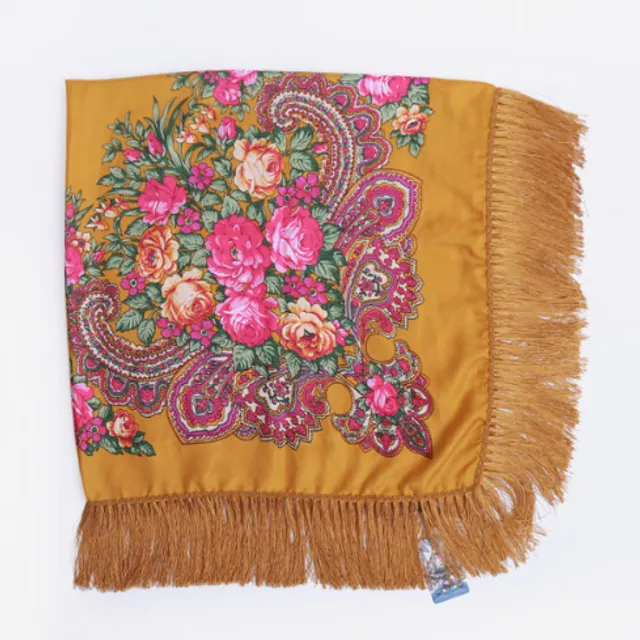 Ladies scarf with flowers - 12 colours