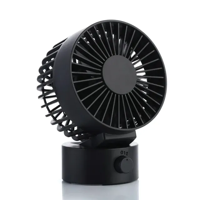 Portable double fan with two speeds