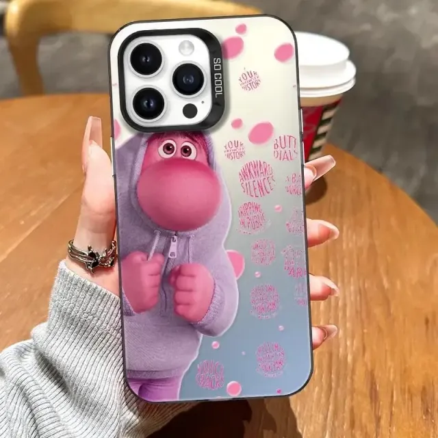 Husă drăguță și trendy pentru telefoanele iPhone cu diverse motive din desenele animate V în cap 2 - Inside Out 2