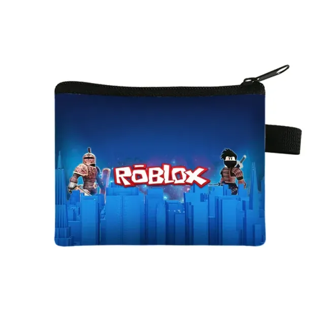 Unisex children's zipper wallet with themes of popular Roblox characters