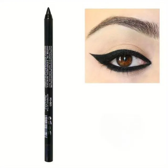 Waterproof pencil for coloured liners, shadows and lips - smudge-free