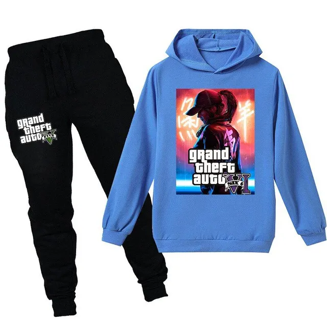 Kids tracksuit with GTA V print