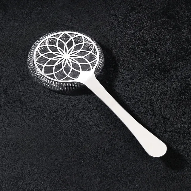 Luxurious stainless steel cocktail sieve - several motif variants