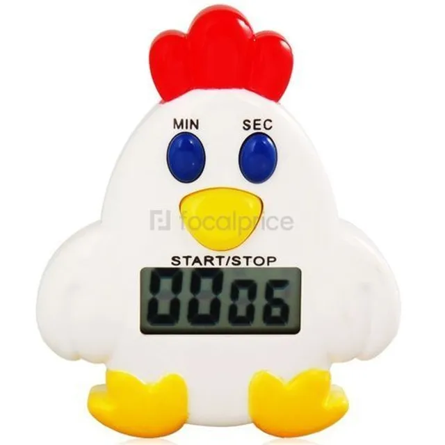 Kuchenny zegar alarmowy - kurczak