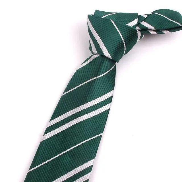 Pánská kravata se vzorem Wayne tmav-zelen