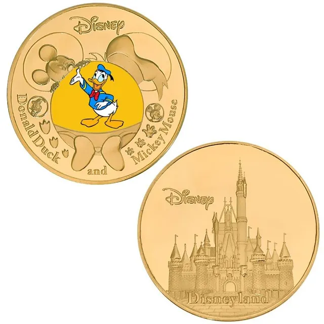 Štýlové módne zberateľské pamätné mince s motívom Mickey Mouse Ameer