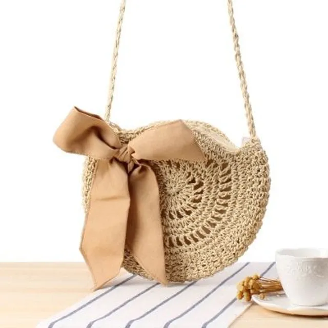 Hand knitted rattan shoulder bag - many types to choose from