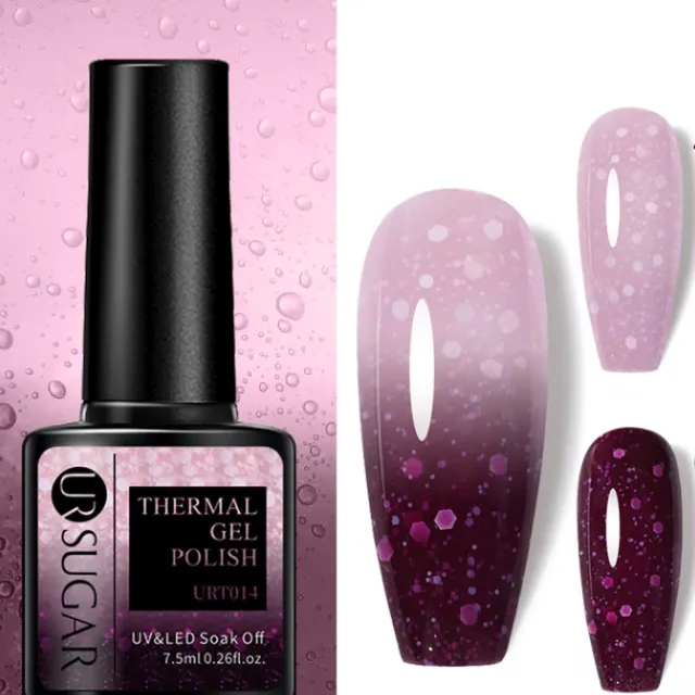 Vernis gel scintillant réagissant à la température