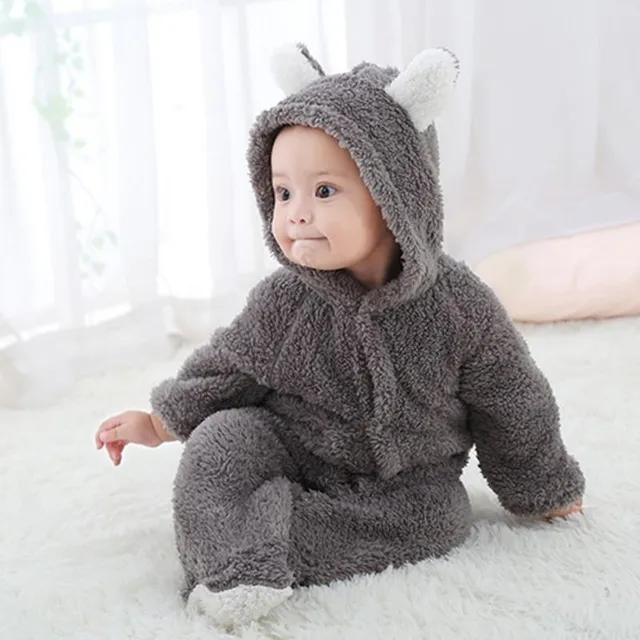 Baby winter jumpsuit with tabs - 7 colours