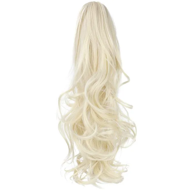 Long straight black wig for women - Wig made of heat resistant synthetic fiber - Ideal for fashionable women