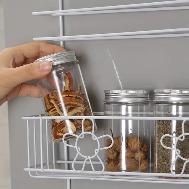 1 pcs Storage hanger basket on the fridge - Kitchen accessories