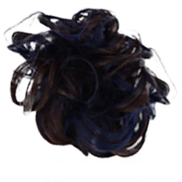 Hair binding with hair extensions for hairstyles