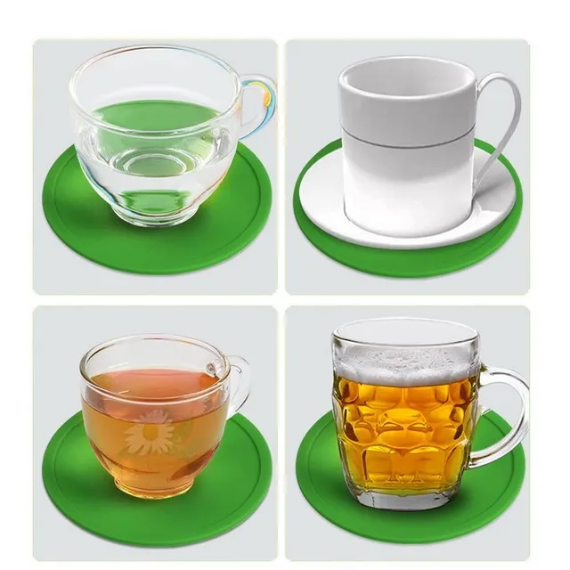 Silicone coasters 8 pcs