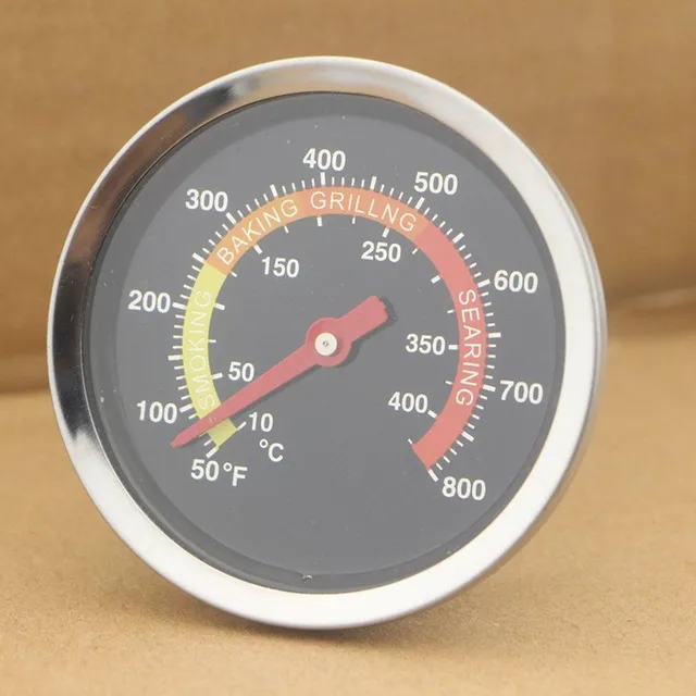 Thermometer for barbecue made of stainless steel