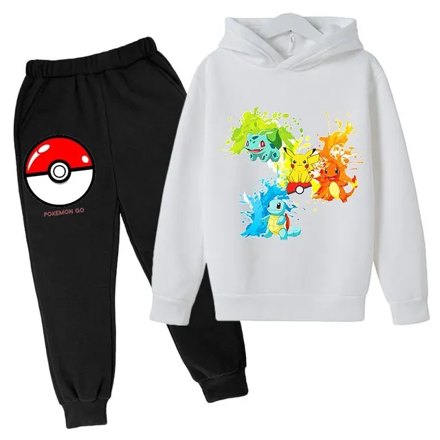 Stylowy dres dla dzieci z motywem Pokémon - różne typy