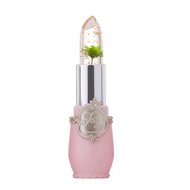 Transparent lip gloss - floral lipstick