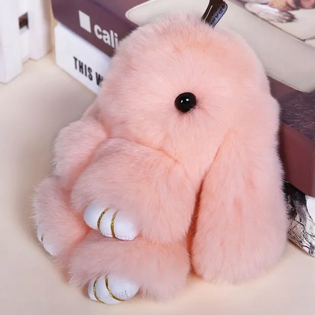 Plush keyring in the shape of a bunny