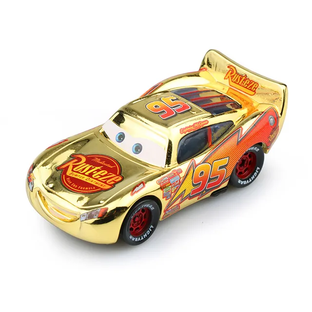 Gyerekautó Cars 3 motívummal mcqueen-gold