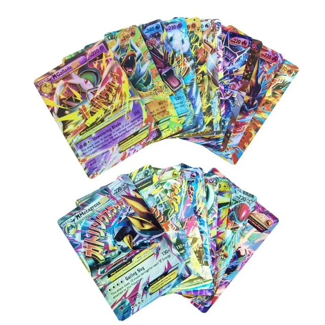 Neopakovateľné karty Pokémonov - 60 náhodných kariet