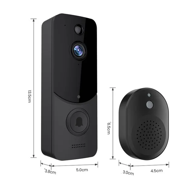 Wireless video bell with camera and internal bell tower - Protect your home cleverly