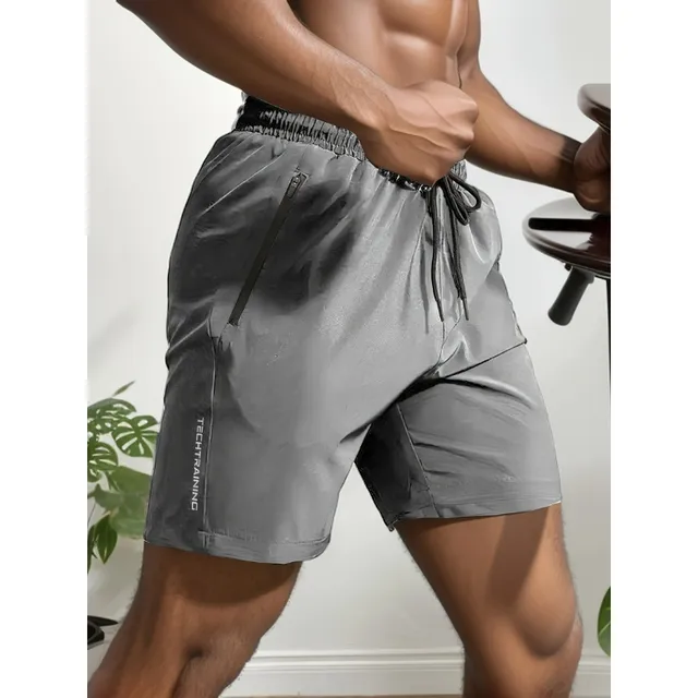 Men's casual shorts, drawstring, active beach shorts for summer fitness