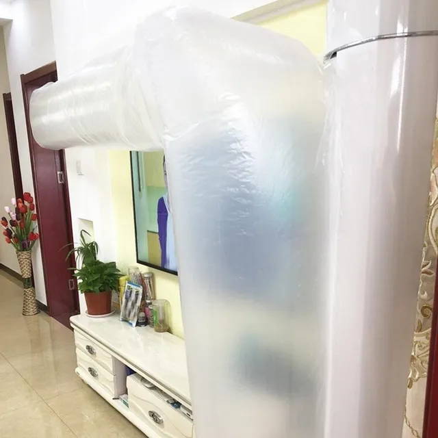 Inflatable pipes for air conditioning