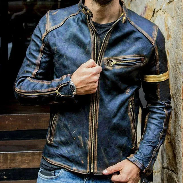 LEATHER JACKET FOR MOTORCYCLE