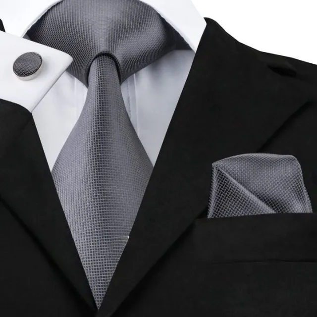 Men's luxury business set | Tie, Handkerchief, Cufflinks