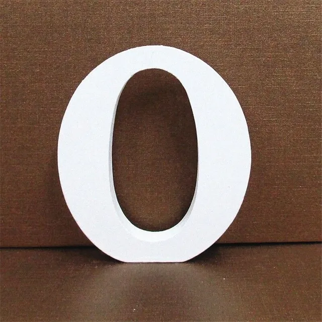 Decorative wooden letter