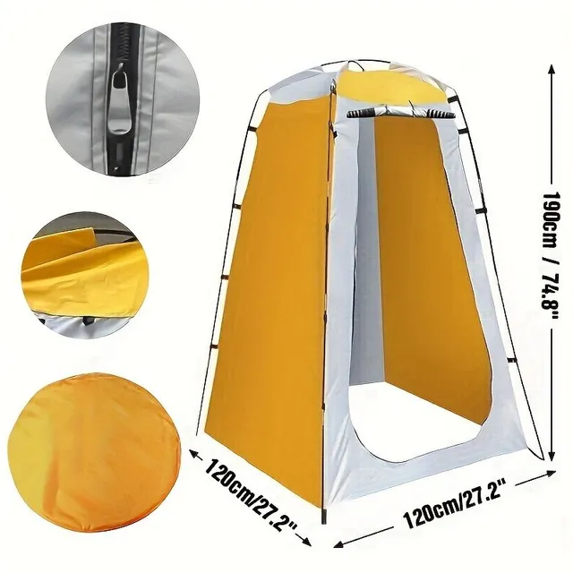 Portable shower tent