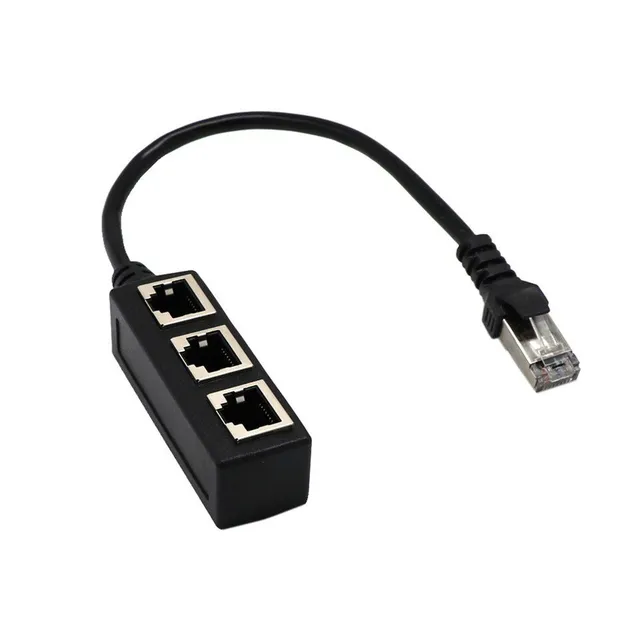 3-portový rozvodný kábel - Ethernet