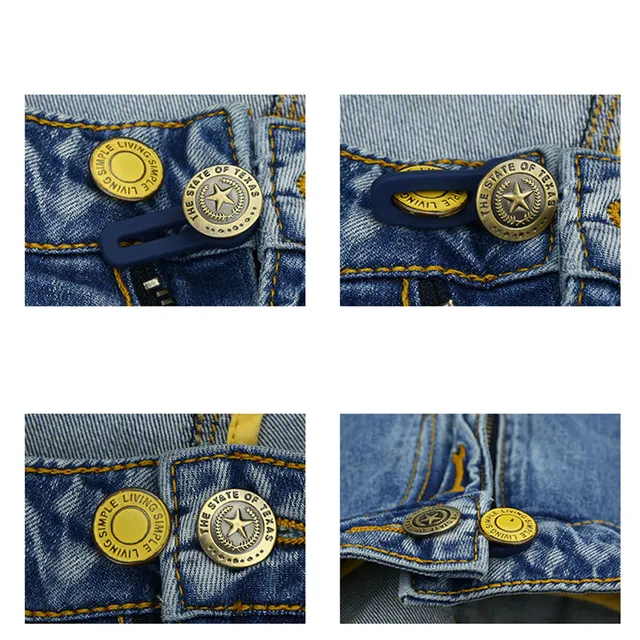 Extension button for trousers