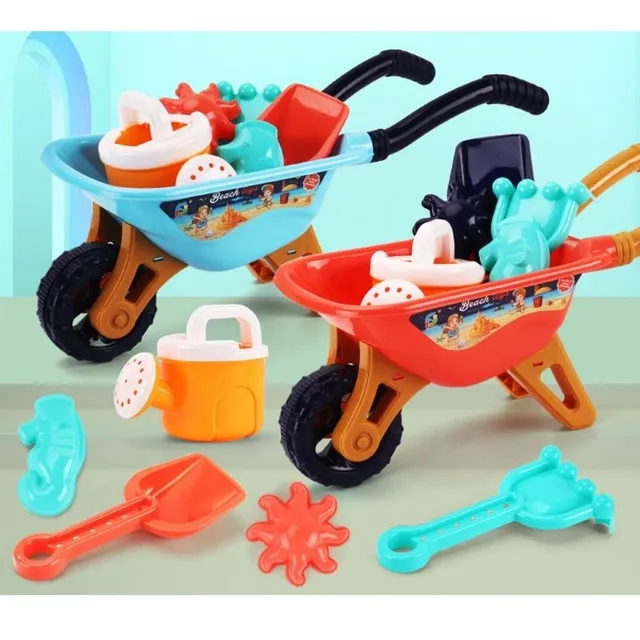 Set de jucării de nisip / Căruț cu forme