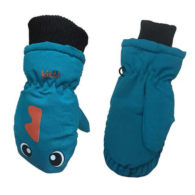 Moufles d'hiver imperméables pour enfants - 6 couleurs