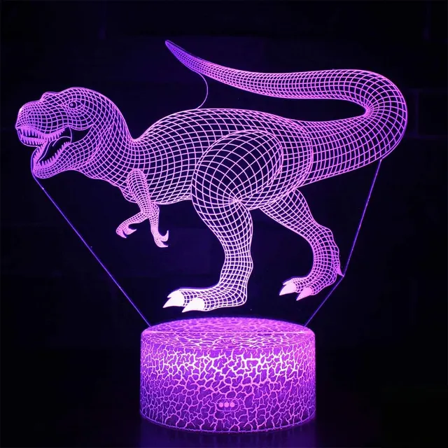Lampa s dinosaurami