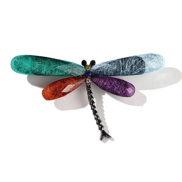 Ladies modern brooch Dragonfly