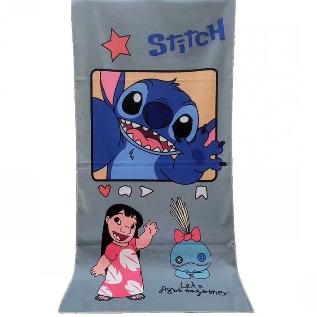 Baby beach towel with amazing Stitch character prints 3