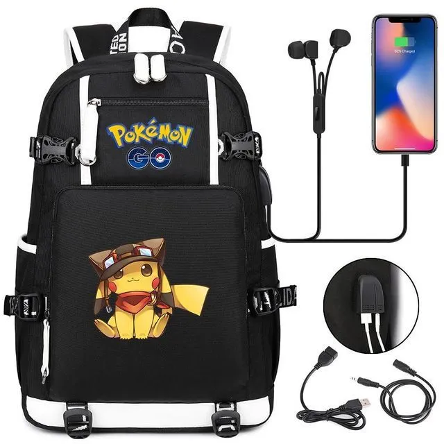 Pokémon backpack with charging function - Pikachu 11