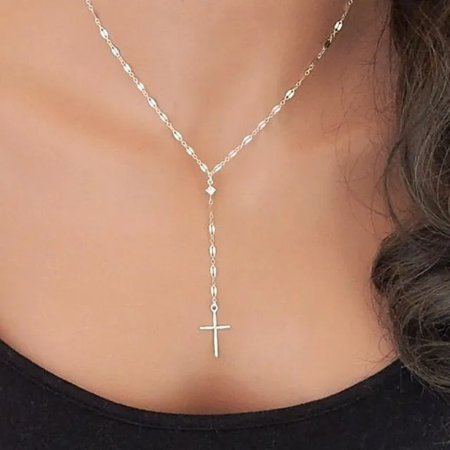 Dámský minimalistický náhrdelník - Růženec