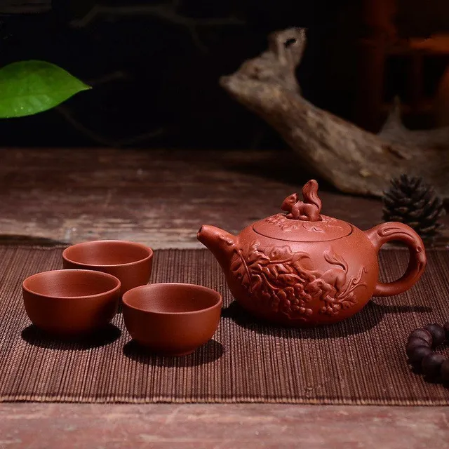 Tradičná čínska čajová súprava 4 ks