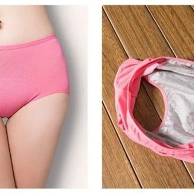 Set of menstrual panties with high waist 3pcs - more colors