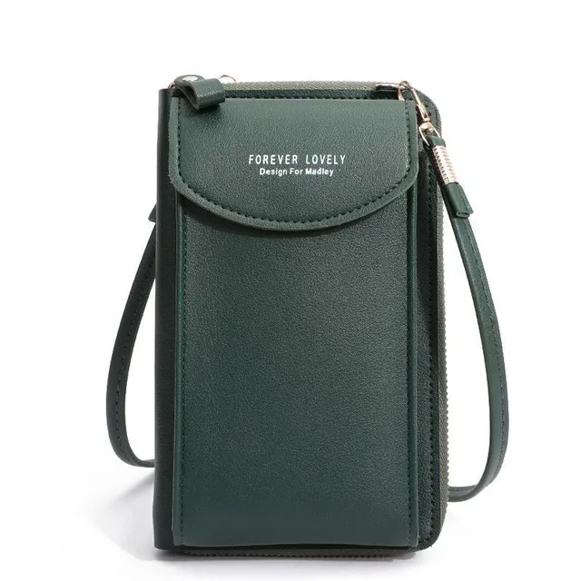 Stylish wallet with shoulder pocket