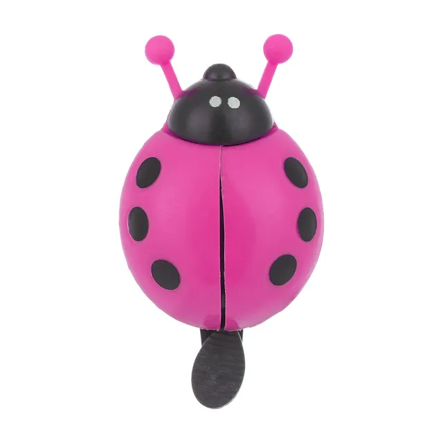 Beautiful bike bell in the shape of a ladybug pink