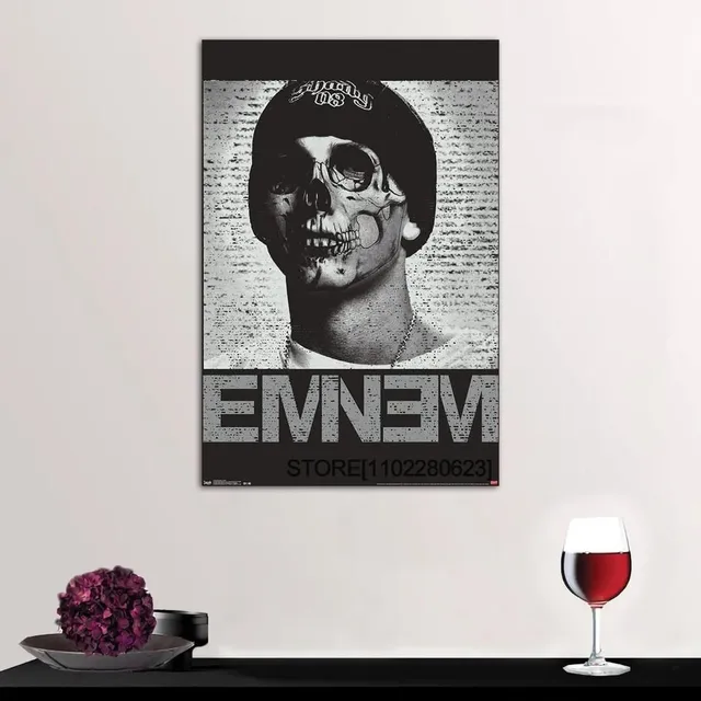 Poster pe pânză cu motivul rapperului preferat EMINEM - diferite dimensiuni