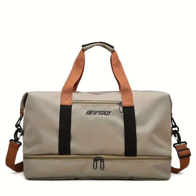 Unisexová multifunkční sportovní taška s velkou kapacitou, voděodolná na cesty a fitness